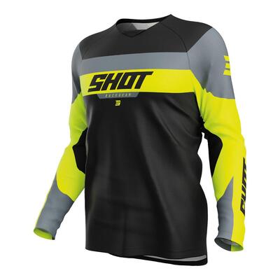 Shot Draw League Kids Jersey - Neon Yellow