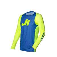 Just1 J-Flex Aria Jersey - Blue/Fluro Yellow 