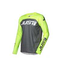 Just1 J-Force Terra Jersey - Grey/Fluro Yellow