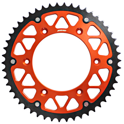 States Mx Fusion Sprocket - Ktm - Orange - 49T