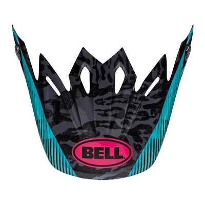 Bell Moto-9 MIPS Chief Replacement Visor - Black/Pink/Blue