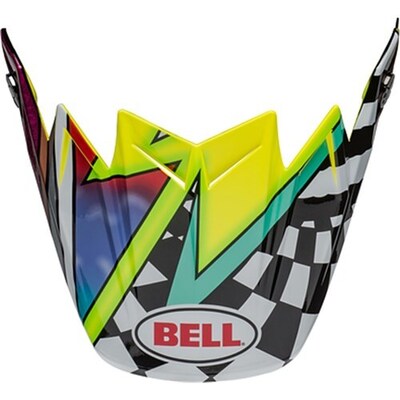 Bell Moto-9 Flex Mayhem Tagger Replacement Peak - Green/Black