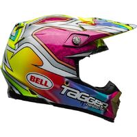 Bell Moto-9 Flex Tagger Mahem Helmet - Gloss Green/Black/White