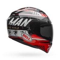 Bell Qualifier DLX MIPS Isle Of Man Black Red Helmet