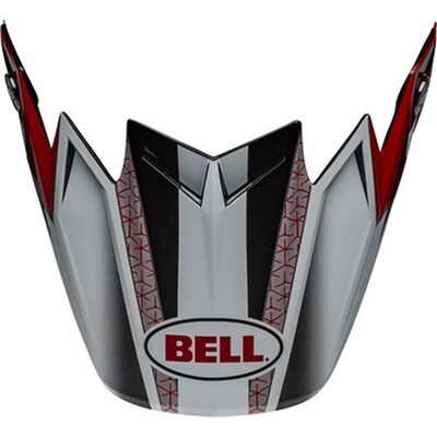 Bell Moto-9 Flex Hound Replacement Peak - Red/White/Black