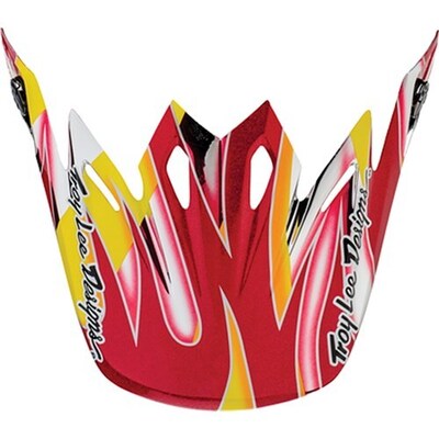 Bell Moto-9 MIPS MC Replica Replacement Peak - Red/Yellow