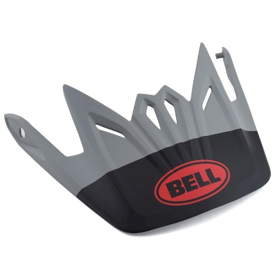 Bell Full-9 Fusion Visor - Matte Grey/Crimson - OS