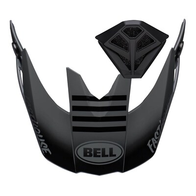 Bell Moto-10 Fasthouse BMF LE Peak Mouthpiece Kit - Matte/Gloss Grey/Black