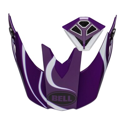 Bell Moto-10 Slayco LE Peak Mouthpiece Kit - Purple/White