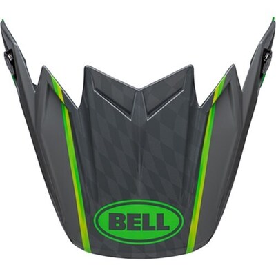 Bell Moto-9S Flex Sprite Peak - Grey/Green