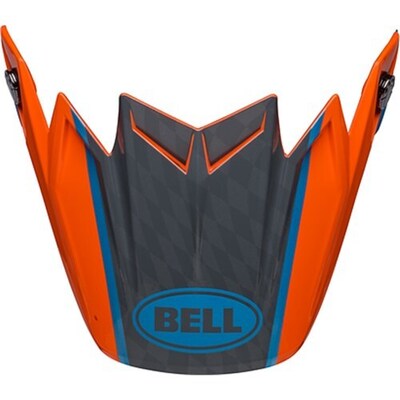 Bell Moto-9S Flex Sprite Peak - Orange/Grey