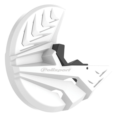 Polisport Disc + Bottom Fork Protector Beta - White