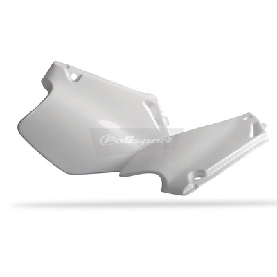 Polisport Side Covers Honda Cr125 95-97/Cr250 95-96 - White