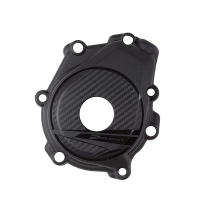 Polisport Ignition Cover Ktm Sxf/Xcf450 23-24 Husqvarna Fc/Fx 250-350 Fc/Fs450 23/24 Blk