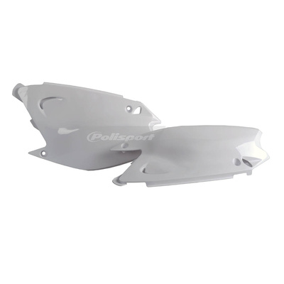 Polisport Side Covers Kawasaki Kx125/250 03-08 - White