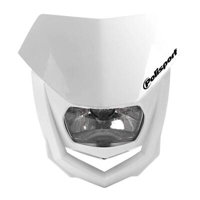 Polisport Headlight Halo - White / White