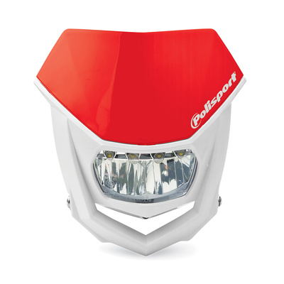 Polisport Halo Led Headlight - Honda Red