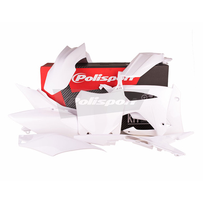 Polisport Plastics Mx Kit Honda Crf250R 14-17/Crf450R 13-16 - White