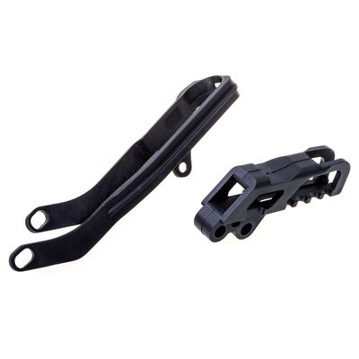 Polisport Chain Guide & Slider Kit Honda Cr125/250 02-04/Crf450R 03-04 - Black