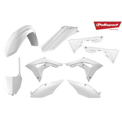 Polisport Plastics Mx Kit Honda Crf250R 18-21/Crf450R 17-20 - White