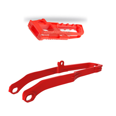 Polisport Chain Guide & Slider Kit Honda Crf250R 18/Crf450R 17-18 - Red