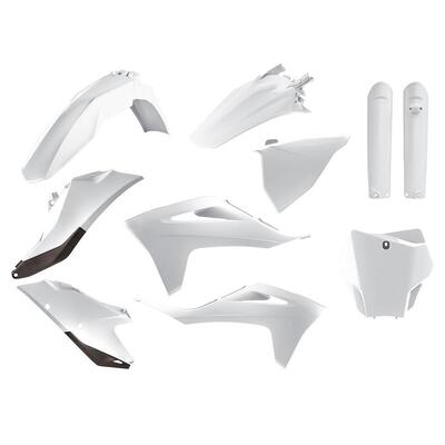 Polisport Mx Kit Gasgas Mc/Mc-F 21-23 - White (Incl. Fork Guards)