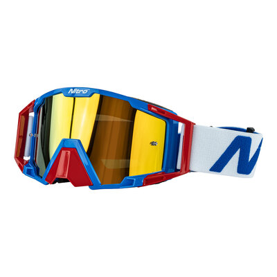 Nitro NV-100 MX Goggle - Blue/Red/White