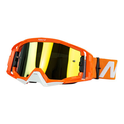 Nitro NV-150 MX Goggle - Orange Frame Red Lens