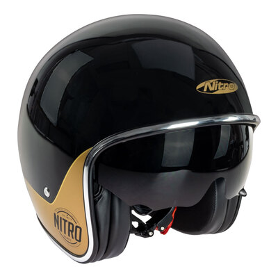 Nitro X582 Tribute Helmet - Black/Gold