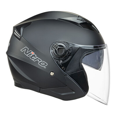 Nitro X780 Jet DVS Satin Helmet - Black