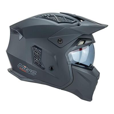 Nitro NZ302 Commando Helmet - Matte Black