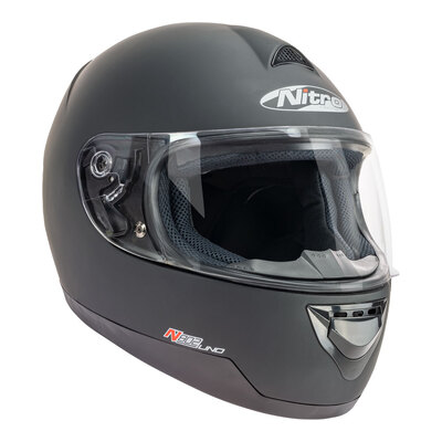 Nitro N802 Uno Satin Helmet - Black