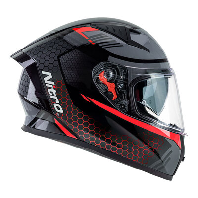 Nitro N501 DVS Helmet - Black/Red