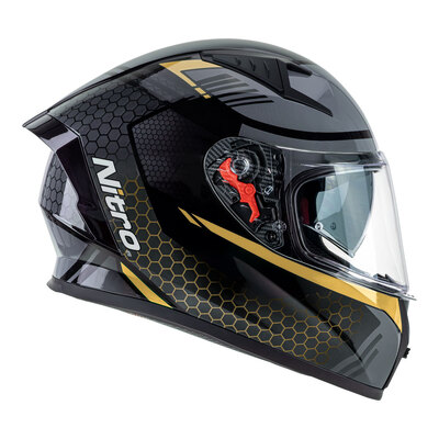 Nitro N501 DVS Helmet - Black/Gold