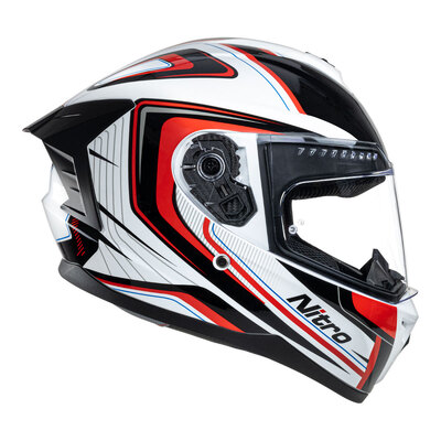 Nitro N700 Helmet - Red/White