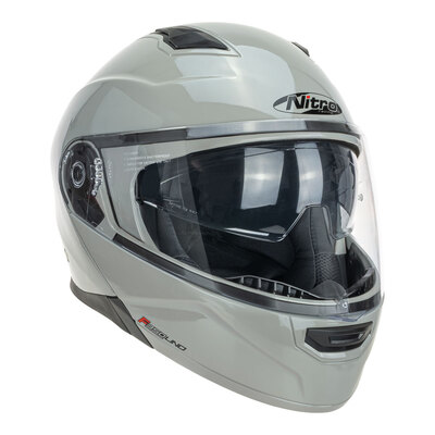 Nitro F350 Gloss Helmet - Titanium