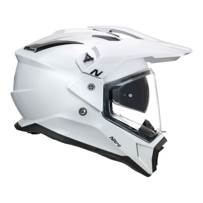 Nitro MX780 Adventure Gloss Helmet - White