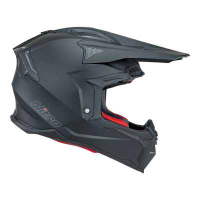 Nitro MX710 Satin Helmet - Black