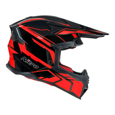 Nitro MX710 Shard II Helmet - Red/Black