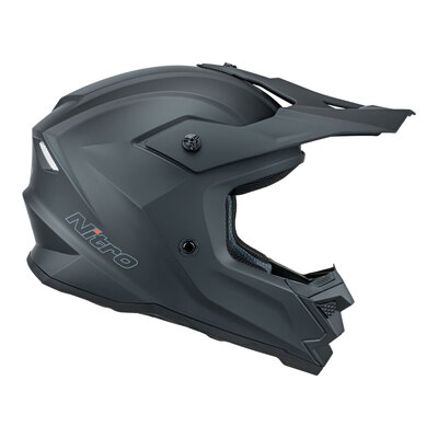 Nitro MX710 Youth Satin Helmet - Black