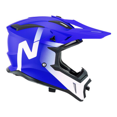 Nitro MX760 Satin Helmet - Blue/White