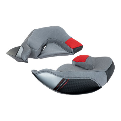 Nitro X583 Cheekpads Xxxl - Grey/Red