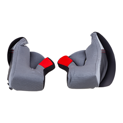 Nitro N2300 Cheekpads - Grey/Red