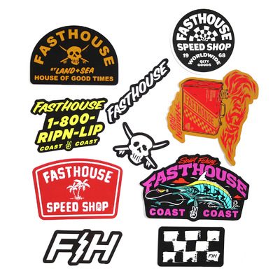 Fasthouse Summer 24 Decal 10-Pack - Multi - OS