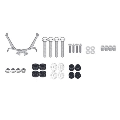 Givi Specific Windscreen Fitting Kit - Royal Enfield Meteor 350 21-24 (Needs Screen 9053A)