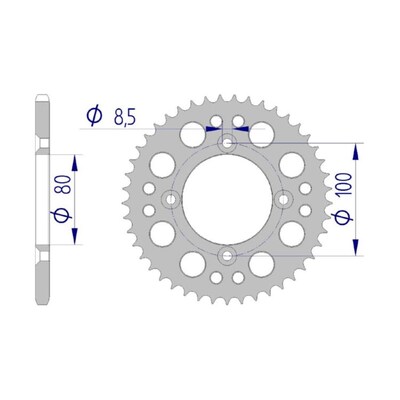 AFAM A46 420 Honda Crf80 10-11 Sc