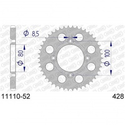 AFAM A52 428 Honda CRF100 04-11 Sc