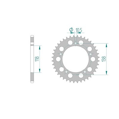 AFAM Spkt A39 Cbr400Rr Nc29 520