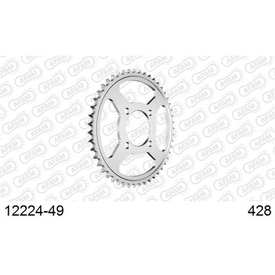 AFAM S49 428 Tt-R 125 Rear Sprocket