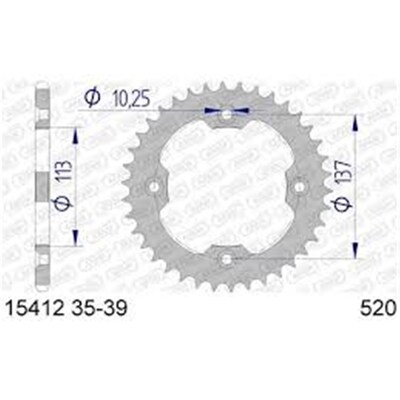 AFAM A38 520 Suzuki Ltr450